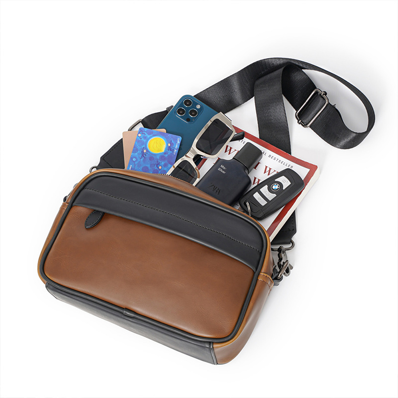 Leather Crossbody Camera Bag