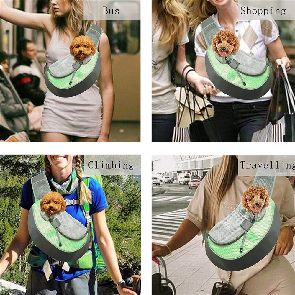 Cat And Dog Travel Portable Messenger Breathable Mesh Pet Backpack