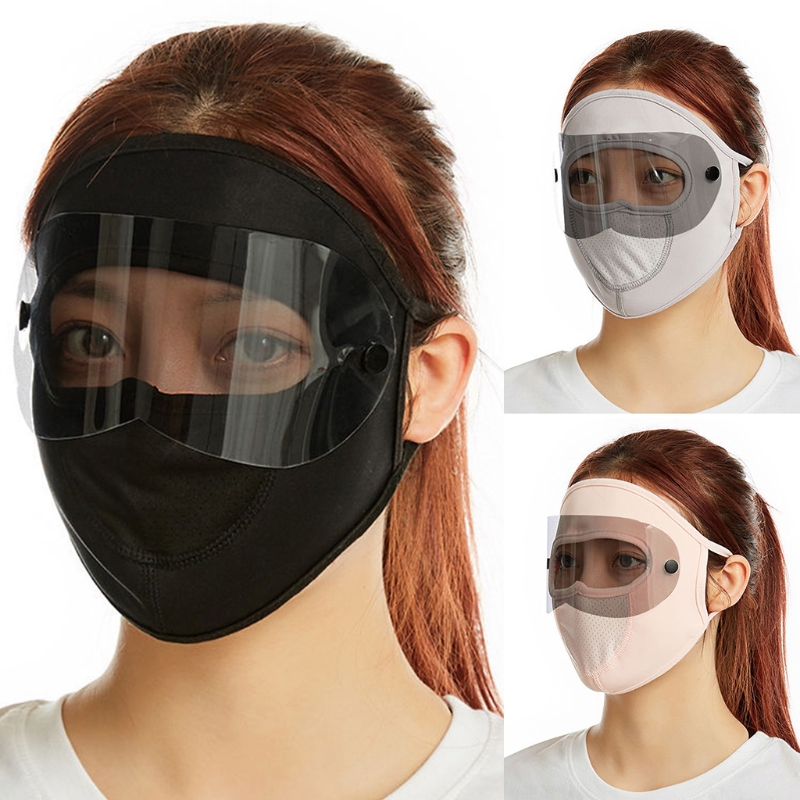 Ice Silk Full Face Mask Eye Protection Reusable Multifunctional Face