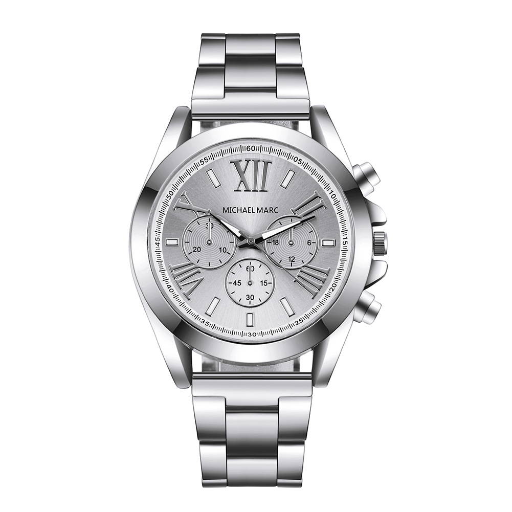 New Fashion Steel Band Men's Quartz Hand Watch IN UK 🇬🇧 Cheap To Buy