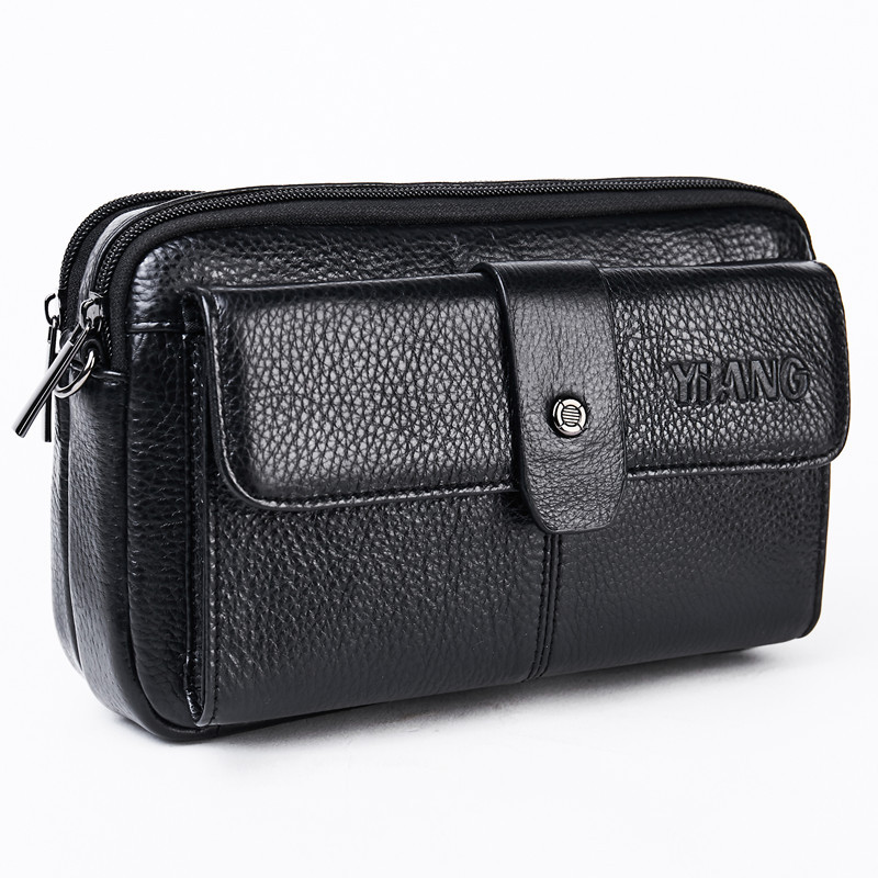 Fashion Top Layer Cowhide Messenger Bag for business