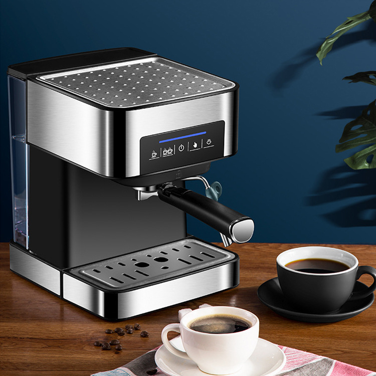 Elevate your home coffee with our Smart Espresso Machine—craft lattes, cappuccinos, and more effortlessly using the built-in Milk Frother. Redefine your coffee routine with sleek design, customizable features, and easy maintenance.