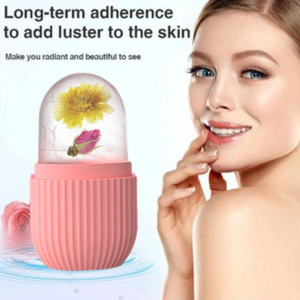 Skin Care Beauty Lifting Contouring Tool Silicone Ice Cube Trays Ice Globe  Ice Balls Face Massager Facial Roller Reduce Acne J5G5 
