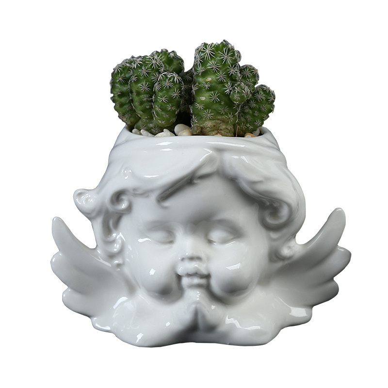 Statue Ange Cactus
