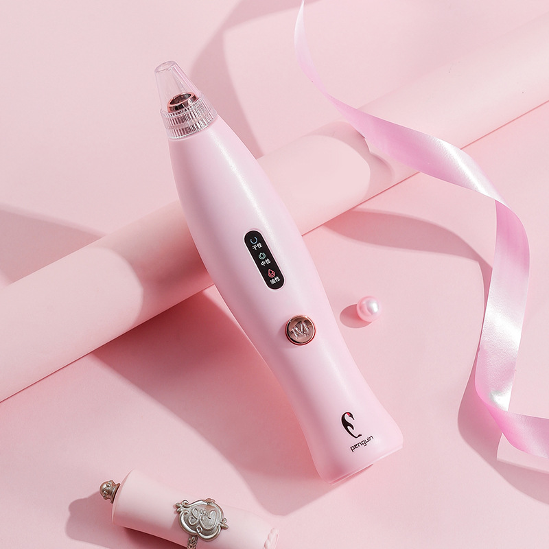 Color: Pink - Amazon Cross-border Household Portable Blackhead Suction Instrument Electric Beauty Equipment