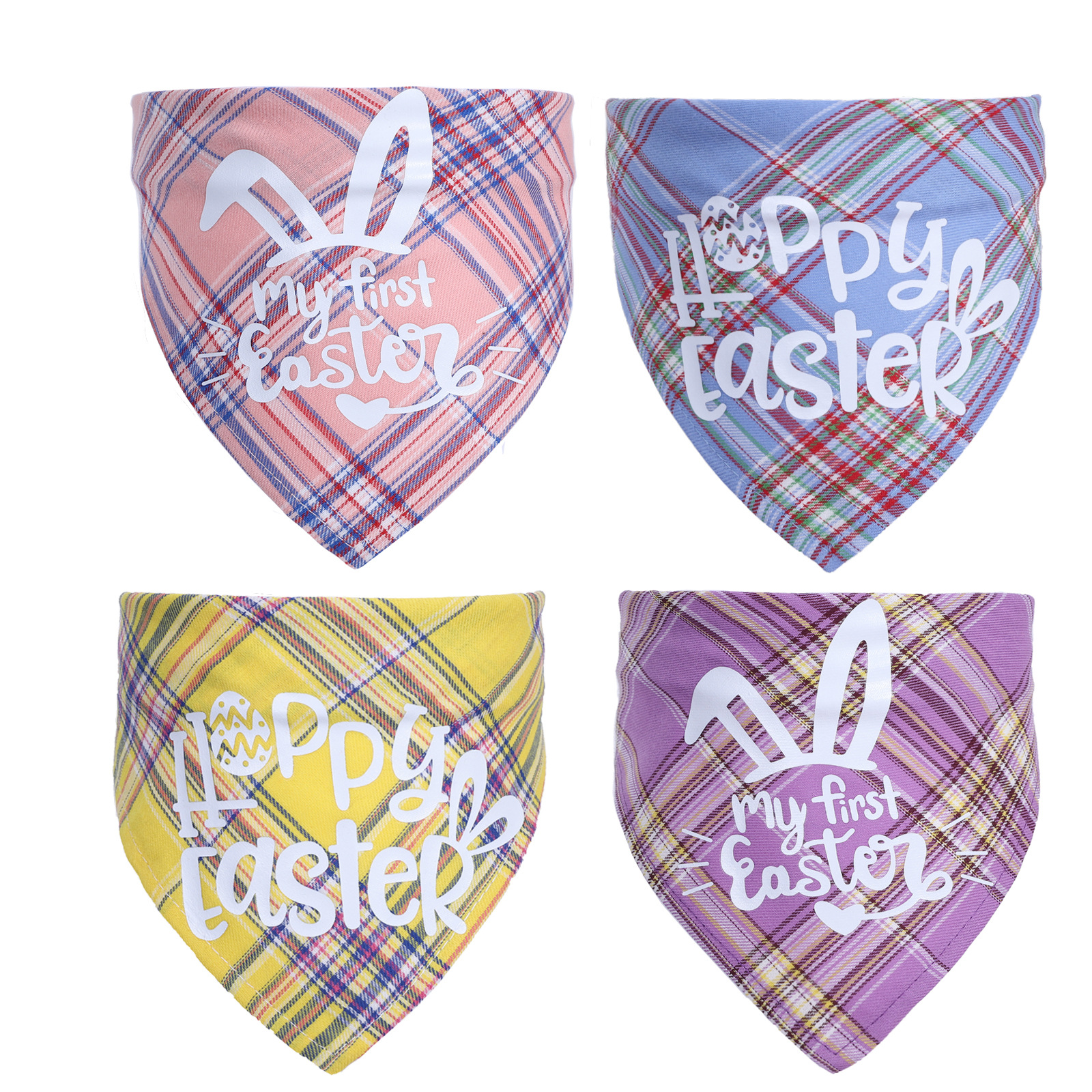 Get your furry friend in the Easter spirit with our adorable Easter bandanas for dogs! Made with soft and durable materials, these bandanas feature cute and colorful designs that will make your pooch the talk of the town during the Easter holiday.