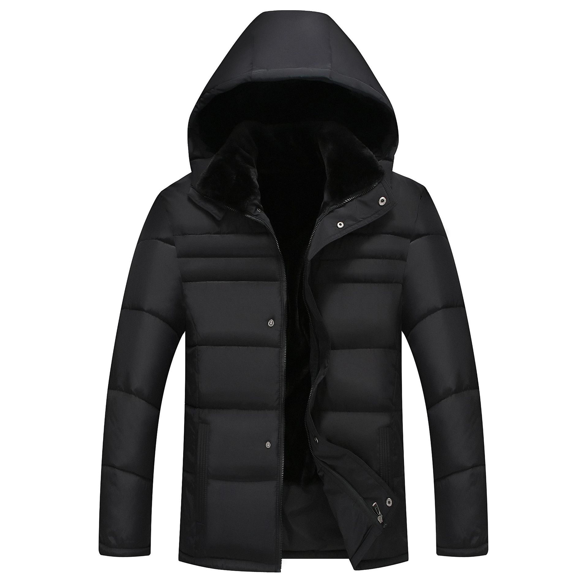 Fleece Middle-aged Men's Autumn And Winter Padded Jacket shopper-ever.myshopify.com