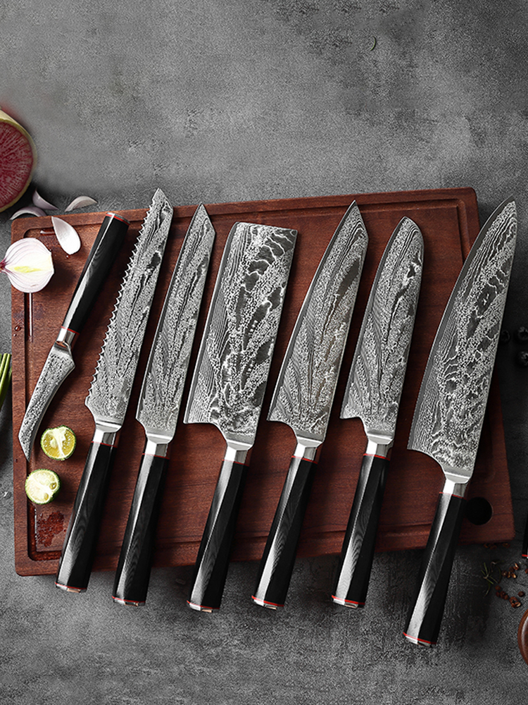 Damascus Steel Knife Chef's Knife Set Knife CJdropshipping