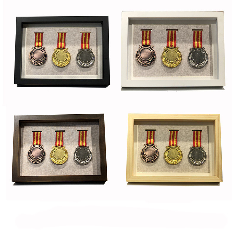 Solid Wood Medal Display Frame Medal Storage Box - CJdropshipping