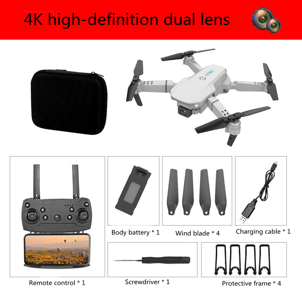 E88 Drone Aerial Photography Of High-definition Folding Four Axis Aircraft - Picture 20 of 20
