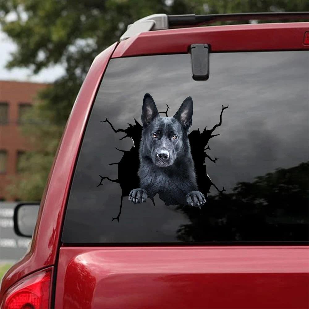 0697d617 08c4 4959 8cb2 1c923a81f4e2 - Animal Wall Stickers All Kinds Of Puppy Creative Hole Car Window Electrostatic