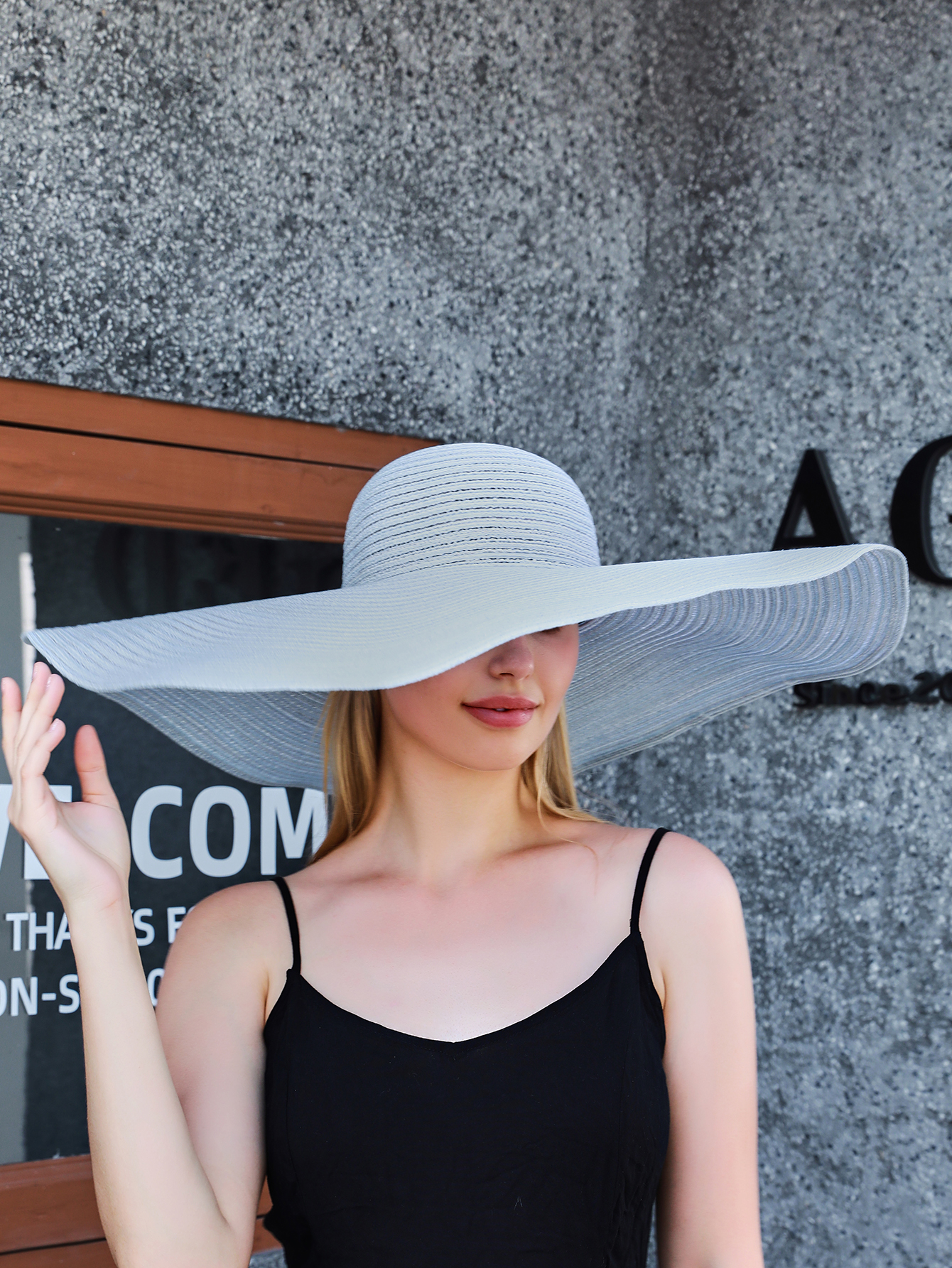 06c455e7 42a3 4525 b4a5 e170dc1d5cf5 - Wide-Brim Fashion All-Match Sunscreen Holiday Straw Hat