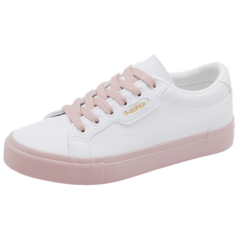 Little White Shoes Women New Style Single Shoes Hong Kong Style Sneakers