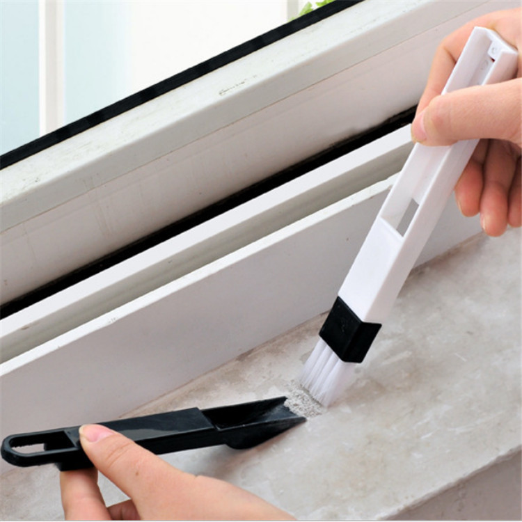 Multi-purpose Kitchen And Bathroom Doors And Windows Groove Cleaning Brush With