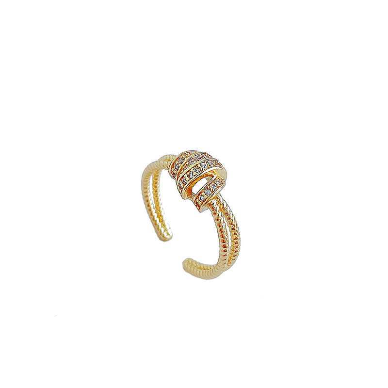 Women's Adjustable Zircon Ring