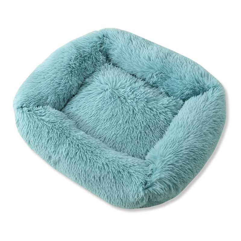 Winter Dog Bed | Warm Bed for Small Medium Large Dog | Soft Square Dog Bed