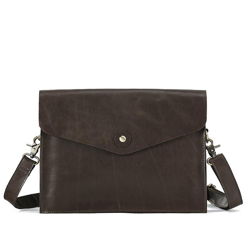 Genuine Leather Retro Messenger Bag – YiQ Creations