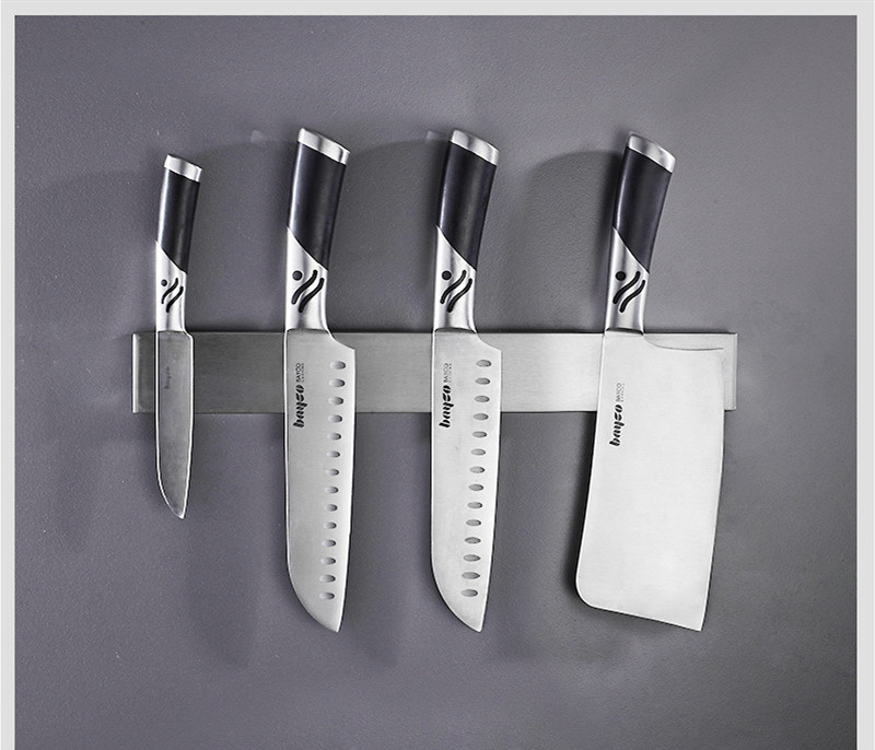 Knife Holder Kitchen Wallmounted Perforationfree