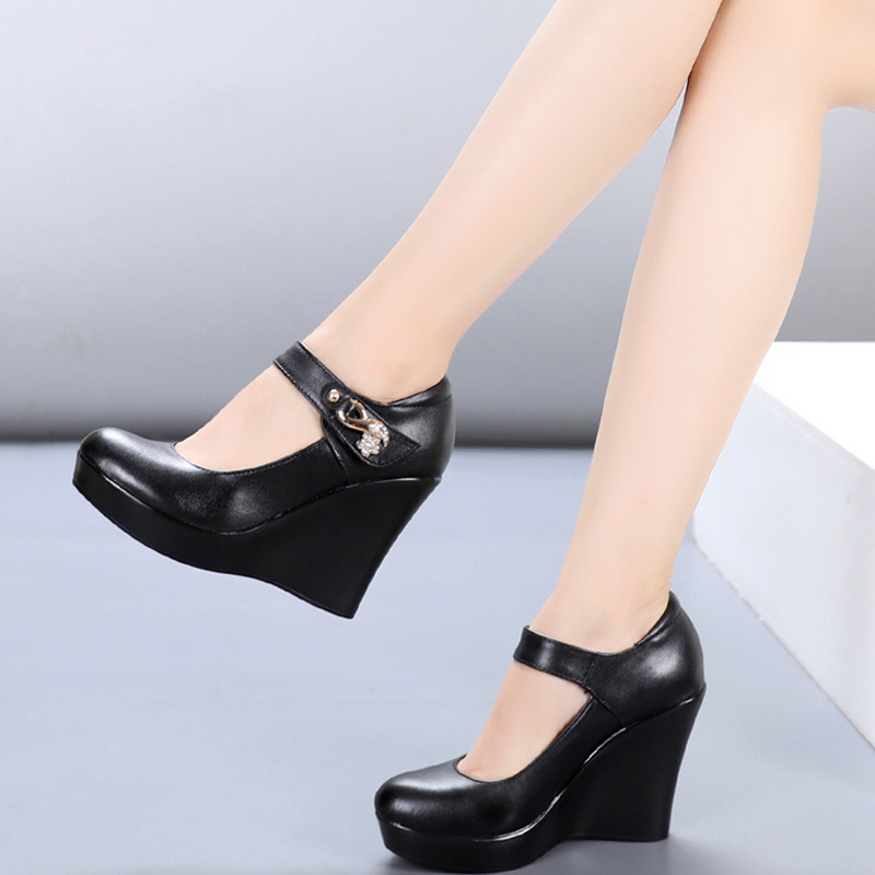Platform high heel women shoes