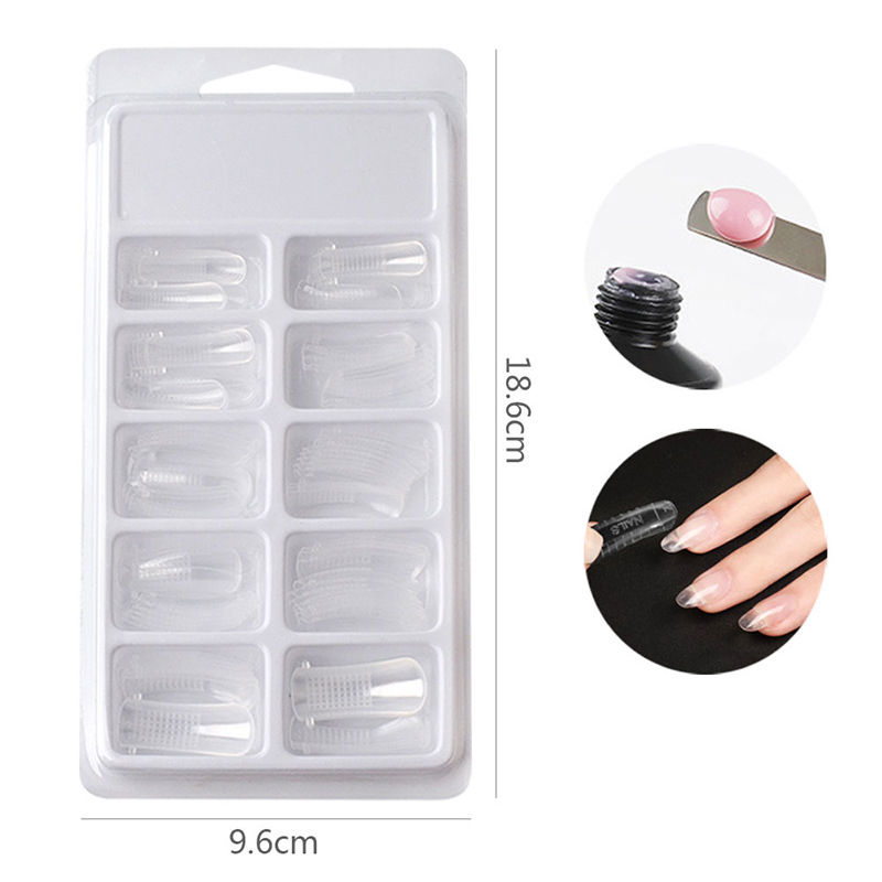 Painless Extension Gel Nail Art Without Paper Holder Quick Model Painless Crystal Gel Set 14