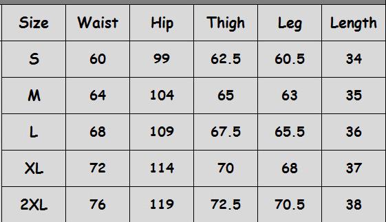 Size Chart 1