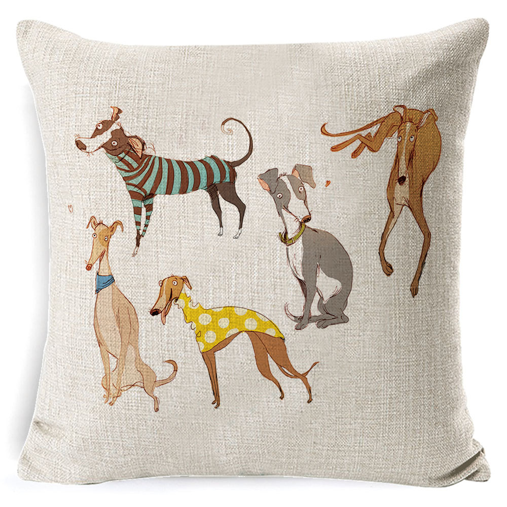 Spruce up any room in your home with these chic dog throw pillow covers!! Great conversation starter and an easy way to add fun decor. A must-have for any dog lover!