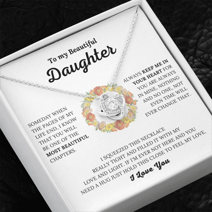 Heartfelt Jewelry Gift Message: The Necklace is a Gift for My Daughter