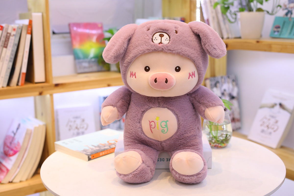 Cute Pig Plushie | Pink Piggy Plush | Stuffed Animal Pig Plush from Goodlifebean