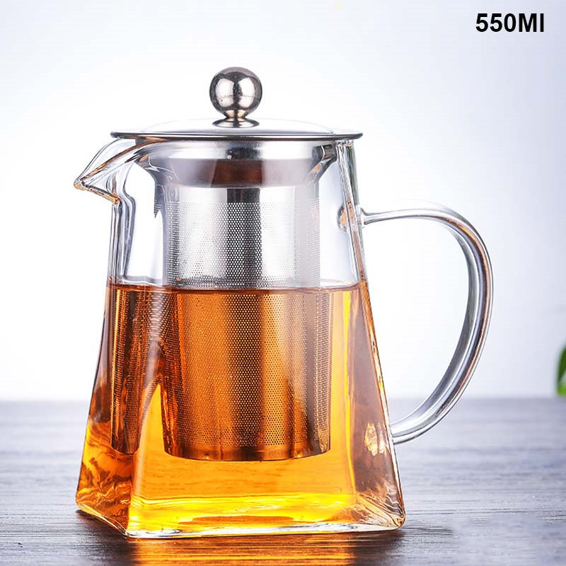 Dublin glass teapot infuser 550 ml