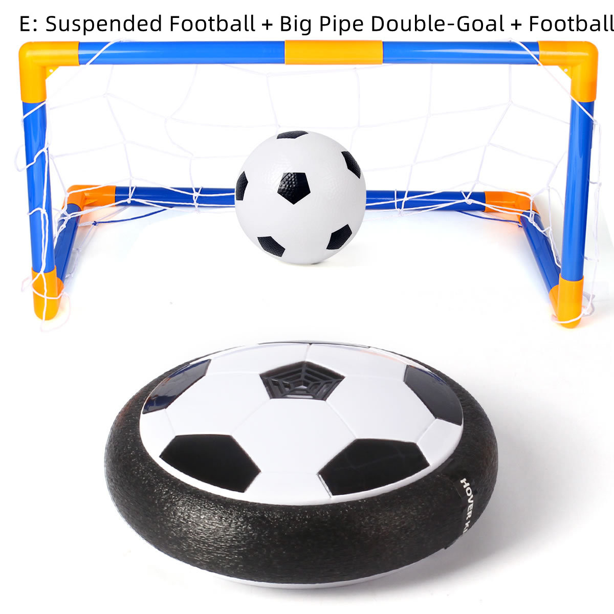 Ballon Hover Football SKIKHN – Lumières LED – Rechargeable USB – Jeu Intérieur/extérieur – Cadeau Enfant