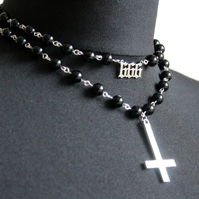 Inverted Cross Necklace