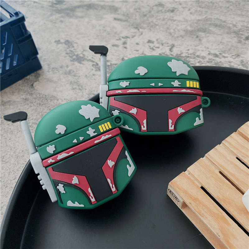 Coque airpods 1&2-Pro Stars Wars Helmet : Airpodocase