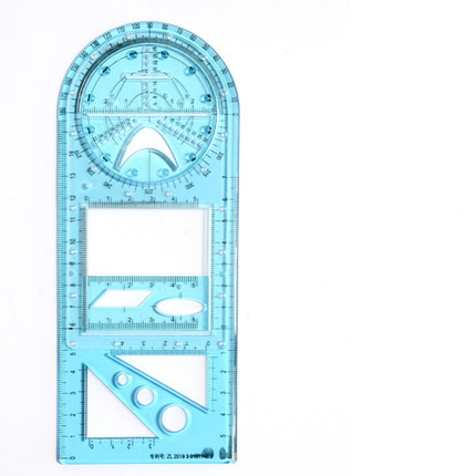 Geometric Ruler Parabola Ellipse Measuring Angle Compass Drawing Circle ...