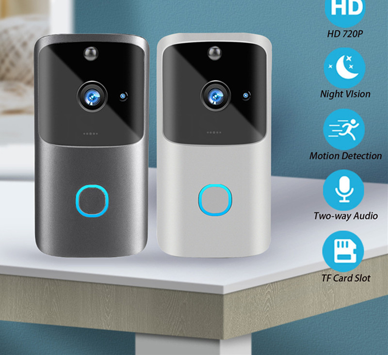 Low-power Visual Doorbell WIFI Wireless Doorbell Night Vision HD Smart ...