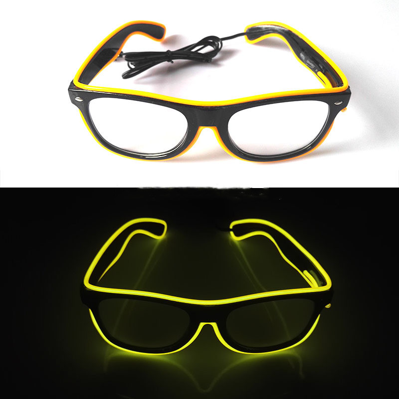 Прозрачные очки с подсветкой. Очки на -30. Проволочные очки. Неоновые очки. Купить очки 10