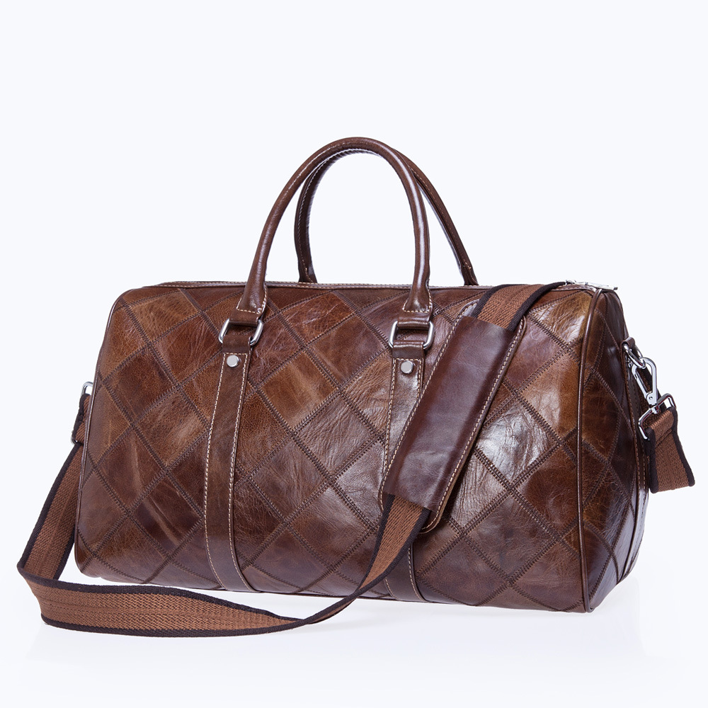 14a27d22 d369 49f1 baca b9dbd5d245ab - Checked vintage men's bag duffel bag