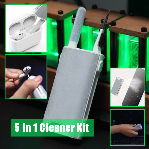 5 In 1 Screen Cleaner Kit Camera Phone Tablet Laptop Screen Cleaning