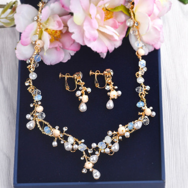 New Pearl Necklace Female Bride Wedding Jewelry—2