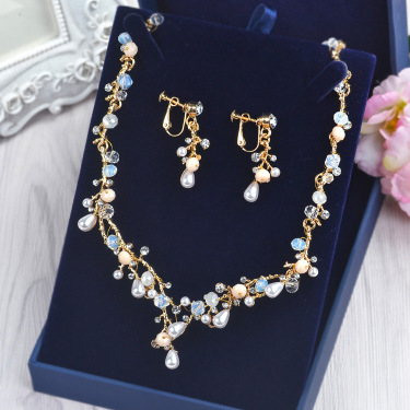 New Pearl Necklace Female Bride Wedding Jewelry—1