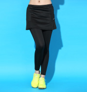 Beautiful cool shirt size table tennis tennis badminton wear culottes yoga exercise speed dry culottes female 9 points