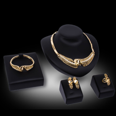 2021 new European and American foreign trade jewelry sets, bridal jewelry four sets of factory direct sales—3