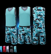 2021 new style summer sports training basketball suit match personality print customized sleeveless shirt ball clothing