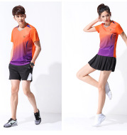 2021 new style matches, badminton players, short sleeve tennis suits, men and women volleyball clothes