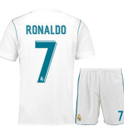 Real Madrid jerseys 17-18 home football suit No. 7 C Ronaldo 9 Benzema Baer 11 away suit