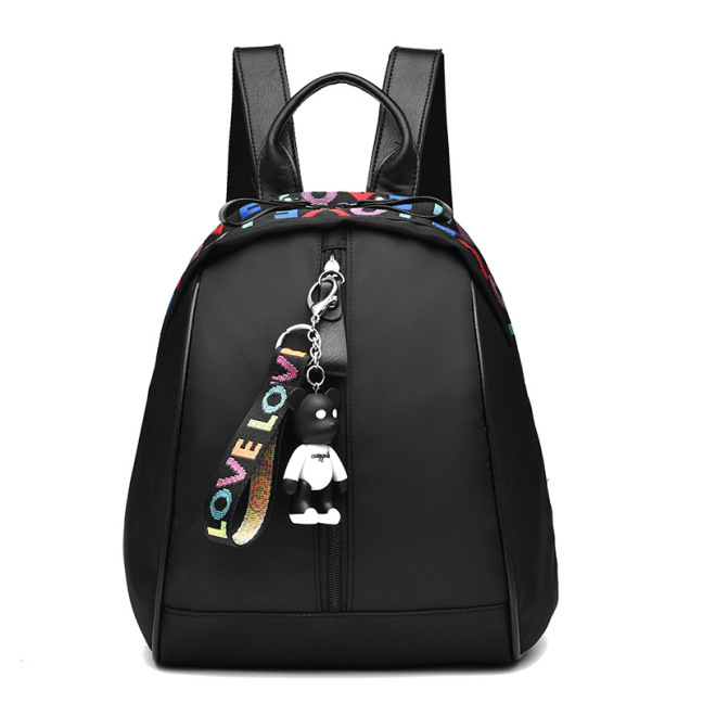 Discount price
        $19.36
        
        Flash Sale
        
        Bear Alphabet Ribbon Backpack Female Designer High Quality Oxford Women Bag Fashion School Bags Girl Letter Print Travelling Leisure Bags
        
        Select
        Default
        
        After-sales Policy
        
        Details
        Overview:
        Fashionable cute bear pendant, cute and not childish
        Show the spirit of vitality, full of creativity.
        Black and white grid braided rope is simple and textured to embellish the bear
        Cute bear girly type flooding
        How can you miss this backpack with a girly heart?
        
        product information:
        Colour: Black
        Material: Oxford, Oxford cloth
        Trendy Bags Style: Backpack
        Bag size: small
        Popular elements: letters
        Lining texture: Oxford cloth
        Bag shape: shell type
        Opening method: zipper
        Size: 16*20*24cm
        
        
        packing list:
        1*Backpack