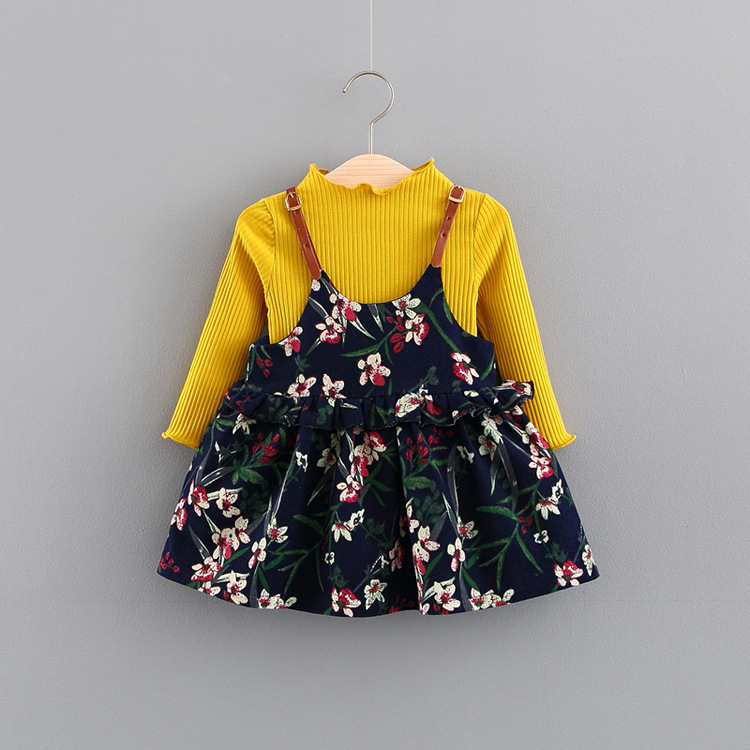Baby Dress, Girl's Skirt, Autumn 1-2-3 Years Old Baby Clothes, Children ...