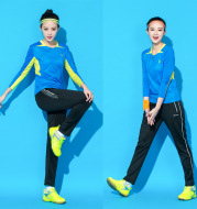 Beautiful cool table tennis badminton wear Jersey suit female suits summer winter culottes fast drying long sleeved sport suit