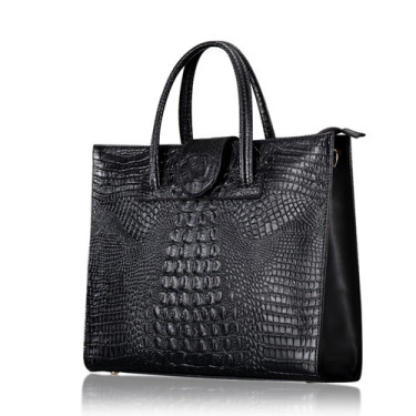 Crocodile ladies bags 2021 new fashion big shoulder bag leather bags—3