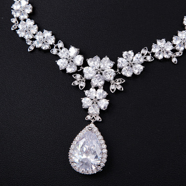 Bao Liya bride set zircon AAA set chain of high-end technology manufacturers selling jewelry accessories.—1