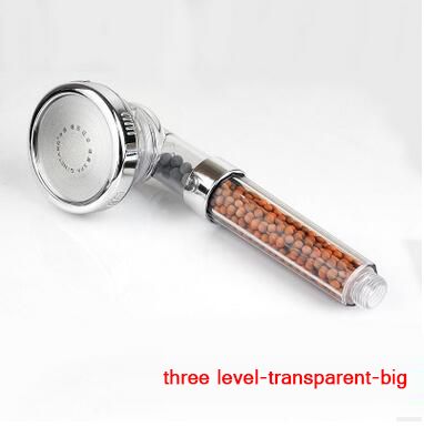 Pressurized Negative Ion Three-speed Shower Head - CJdropshipping